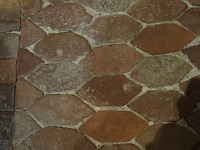 Chateau de Mauriac (27), Carrelage